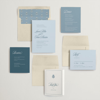 This is a cape cod wedding invitations with standard by Cindy Reynolds called sophistique printing on signature in standard