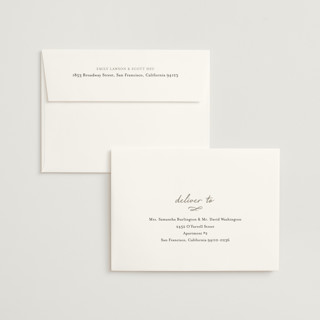 This is a snow wedding invitations with standard by Sara Hicks Malone called signature monogram printing on signature in standard