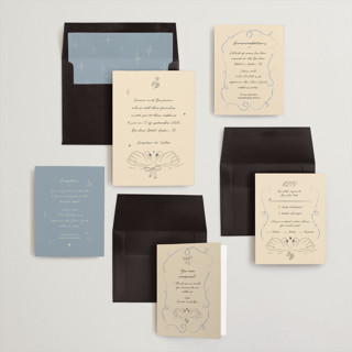 This is a dream wedding invitations with standard by Helena Vitto called the swan printing on signature in standard
