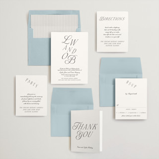 This is a linen wedding invitations with standard by Baumbirdy called luxe printing on signature in standard