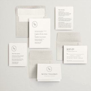 This is a onyx wedding invitations with standard by Jennifer Postorino called leighton printing on signature in standard