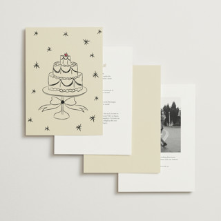 This is a champagne wedding invitations with standard by Helena Vitto called modern love printing on signature in standard