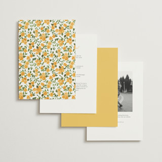 This is a limoncello wedding invitations with standard by Everett Paper Goods called villa printing on signature in standard