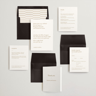 This is a golden wedding invitations with standard by Bethan called editorial printing on signature in standard