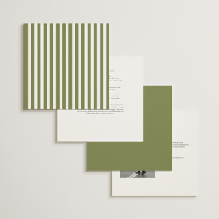 This is a moss wedding invitations with standard by Megan Davis called perriand printing on signature in standard