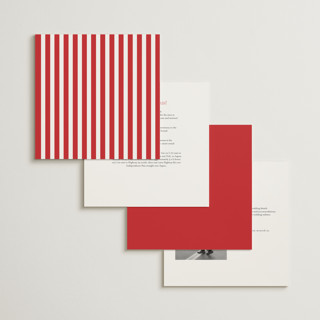 This is a cherry wedding invitations with standard by Megan Davis called perriand printing on signature in standard