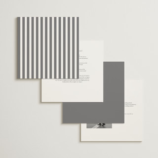 This is a oyster wedding invitations with standard by Megan Davis called perriand printing on signature in standard