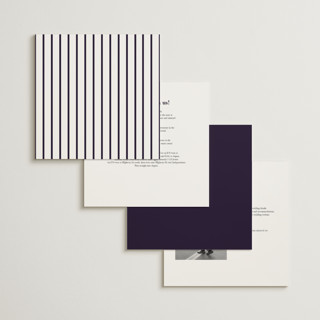 This is a blackberry wedding invitations with standard by Lori Wemple called monogram square printing on signature in standard