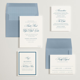This is a ocean wedding invitations with standard by Kelly Schmidt called hilton printing on signature in standard