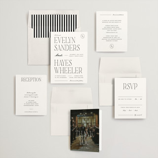 This is a ink wedding invitations with standard by Blustery August called hayes printing on signature in standard