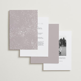 This is a latte wedding invitations with standard by Orasie called side by side printing on recycled smooth signature in standard