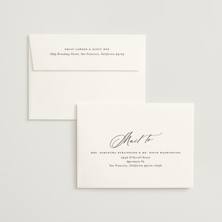 This is a tuxedo wedding invitations with standard by Carolyn Nicks called kinkaid printing on signature in standard