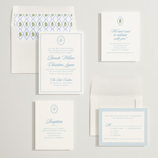 This is a capri wedding invitations with standard by Creo Study called scripted printing on signature in standard