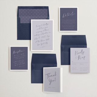 This is a amethyst wedding invitations with standard by Adelyn T. called ink scribble printing on signature in standard