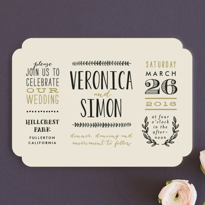 Organic Recycled Letterpress Wedding Invitations In A Box For Washed As Save The Date