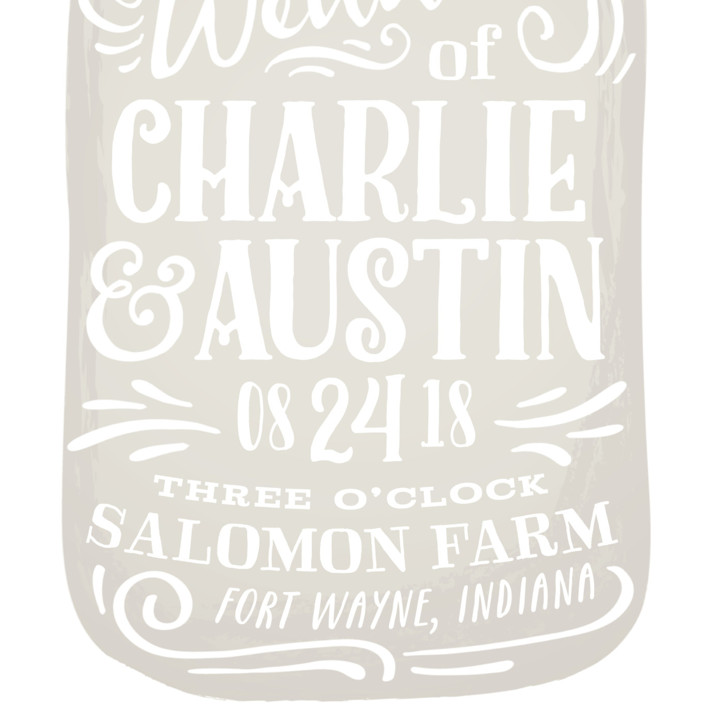 Joyful Jar Wedding Invitations by Jessie Steury Minted