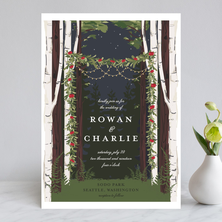 Nopaytoplayinbrum: Enchanted Forest Themed Wedding Invitations