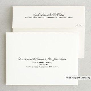 This is a cotton wedding invitations with standard by Kimberly FitzSimons called flawless printing on signature in standard