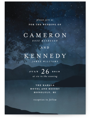 photo of Coastal Nights Wedding Invitations