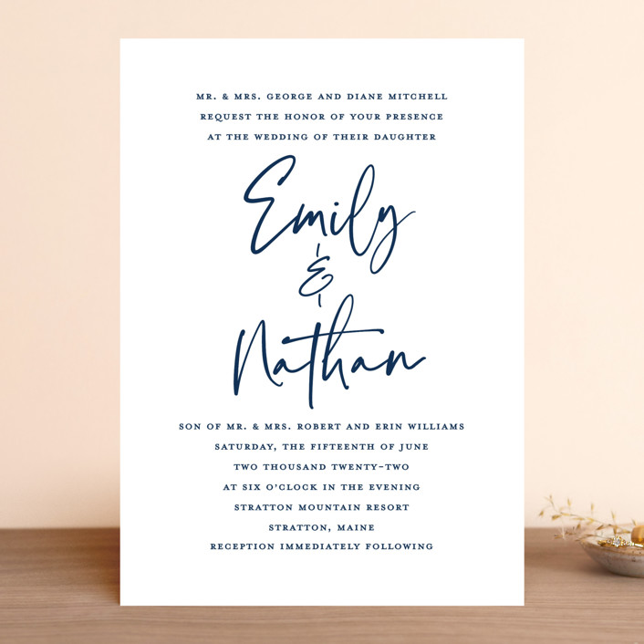 Semi Formal Wedding Invitations by 