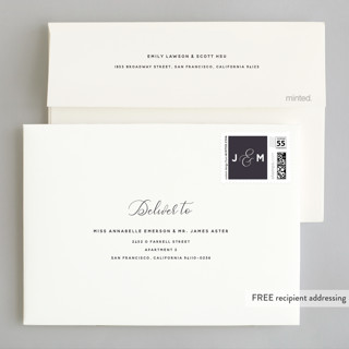 This is a blackberry wedding invitations with standard by Susan Brown called right side printing on signature in standard