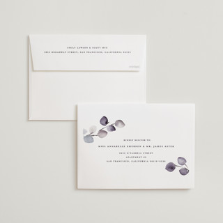 This is a plum wedding invitations with standard by Petra Kern called bella mia printing on signature in standard