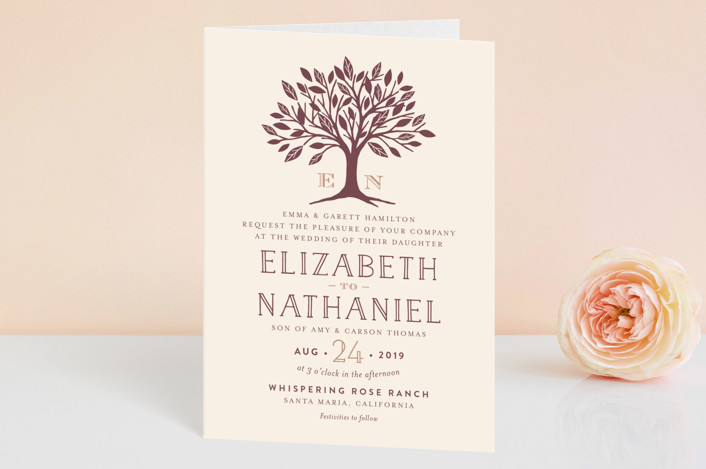 Enchanted Four Panel Wedding Invitations By Griffinbell Paper Co Enchanted Four Panel Wedding Invitations By Griffinbell Paper Co Minted
