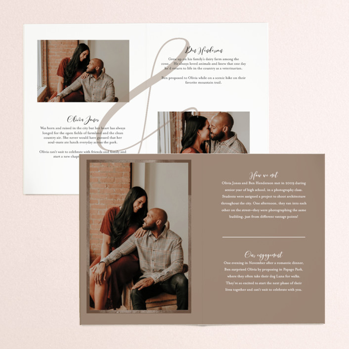 Minted Four-panel Invitation 2
