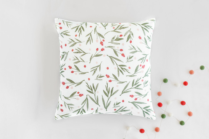.Winter Harvest Throw Pillow