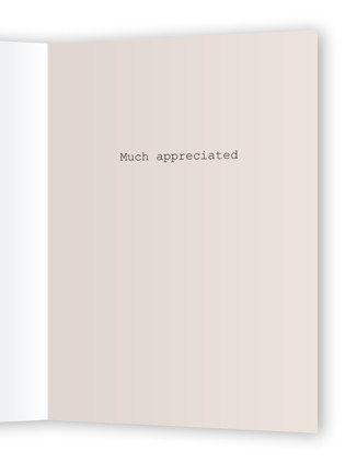 This is a olive greeting cards with standard by MK Studio called cream and olive geometry printing on signature in greeting cards