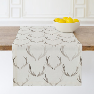 This is a grey holiday tabletop by jinseikou called antoillie 16x48 in standard