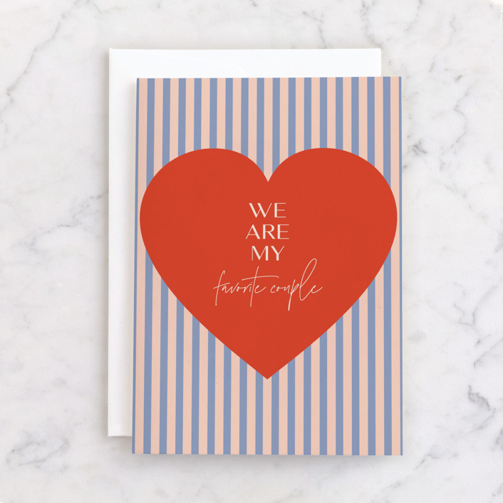 Fancy Individual Valentine's Day Greeting Cards by Nazia Hyder Minted