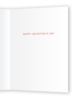 This is a petal valentines day cards with standard by Everett Paper Goods called smitten kitten printing on signature in greeting cards