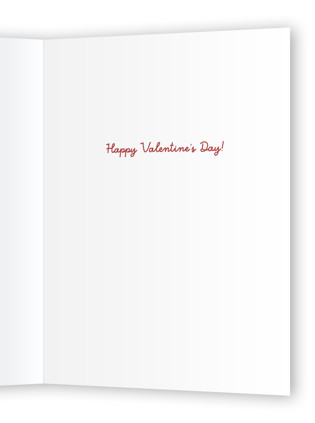 This is a blush valentines day cards with standard by mo kelley called boom printing on signature in greeting cards