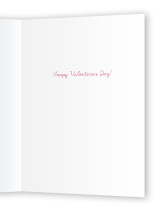This is a cotton candy valentines day cards with standard by mo kelley called goosebumps printing on signature in greeting cards