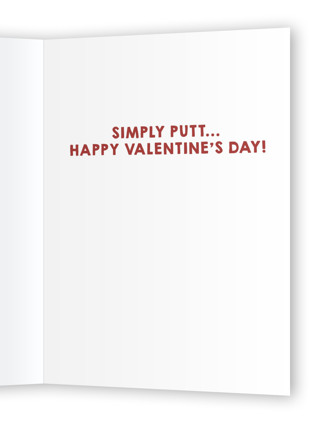This is a crimson valentines day cards with standard by Olivia Brinks called best by par printing on signature in greeting cards