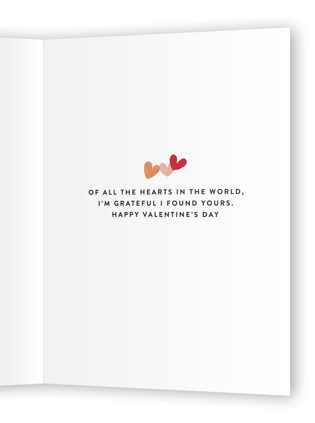This is a heart valentines day cards with standard by Corinne Malesic called mom in a million printing on signature in greeting cards
