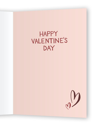 This is a creamsicle valentines day cards with standard by Katrina Edwards called to my swan and only printing on signature in greeting cards