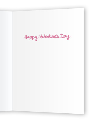 This is a cotton candy valentines day cards with standard by Olivia Williams called donut love printing on signature in greeting cards