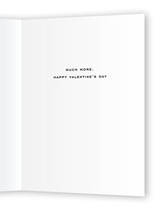 This is a ballet pink valentines day cards with standard by Catherine Culvenor called sweet and preppy printing on signature in greeting cards