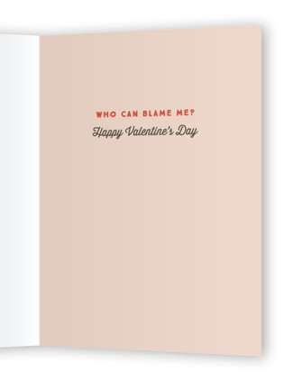 This is a crimson red valentines day cards with standard by Itsy Belle Studio called nuts about you printing on signature in greeting cards
