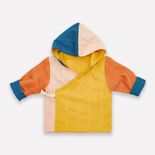 This is a yellow direct from artists by Anchal called colorblock toddler hoodie - 2t-3t in standard