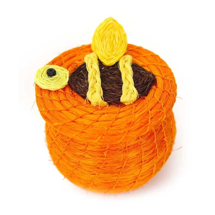 Lidded Basket Honey Bee