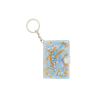 This is a blue back to school supplies by Jollity and Co called smarty pants notebook keychain in blue - set of 1 in standard