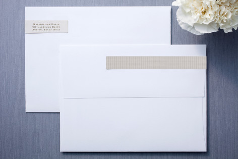 modern crest skinnywrap address labels by milkm minted