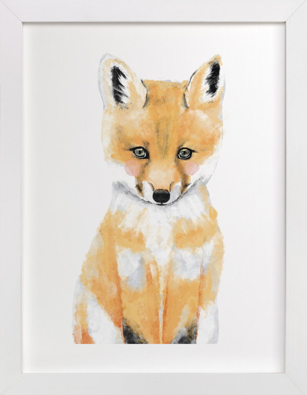 Baby Animal Fox Wall Art Prints By Cass Loh Minted