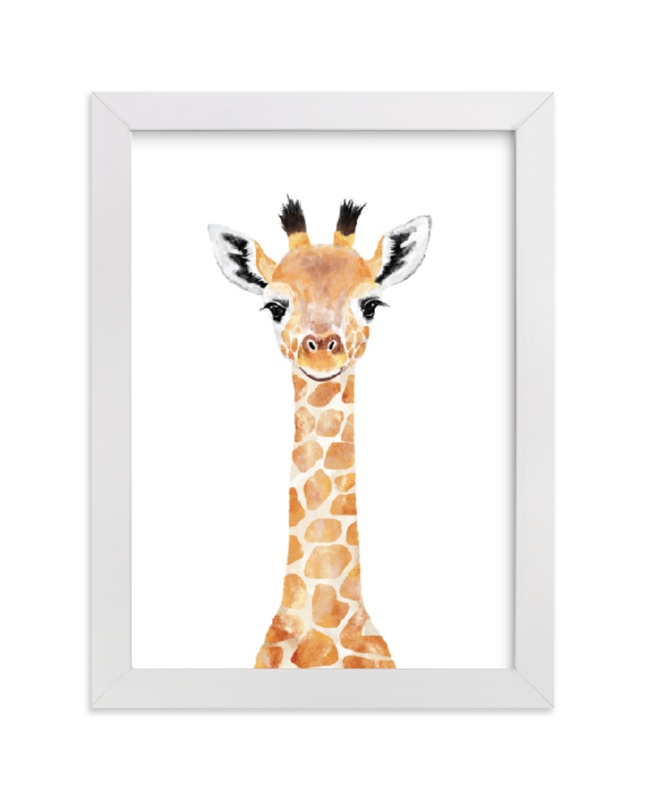 Baby Giraffe 2 Wall Art Prints By Cass Loh Minted