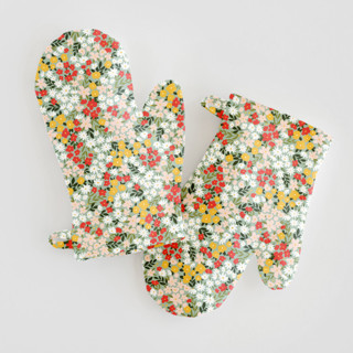 This is a scarlet kids aprons by Kelsey Carlson called field of florals in standard