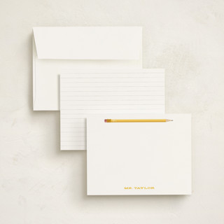 This is a mustard kids thank you cards notes with standard by Baumbirdy called number 1 printing on signature in standard