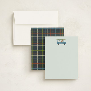 This is a pool kids thank you cards notes with standard by JeAnna Casper called surf printing on signature in standard